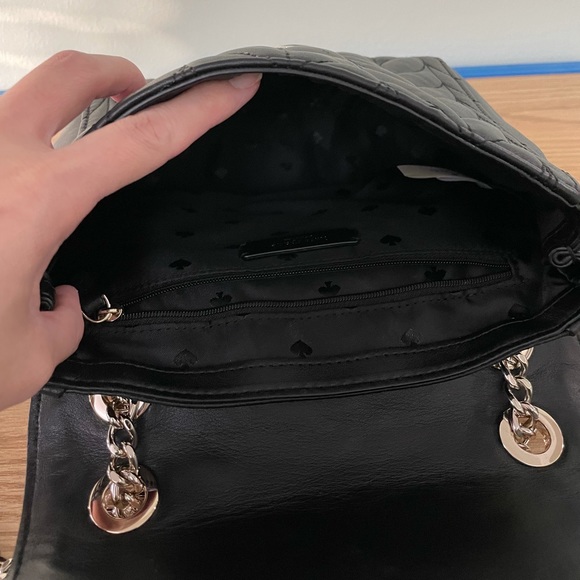 Kate Spade Black Quilted Crossbody Bag - Picture 4 of 6